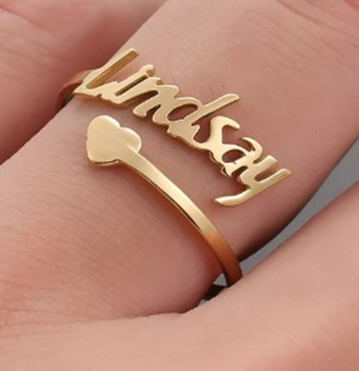 Custom Name Ring