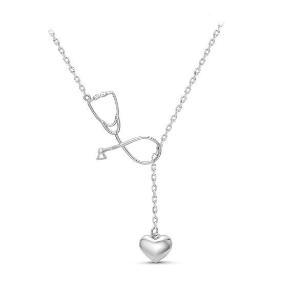 Stethoscope Lariat Necklace