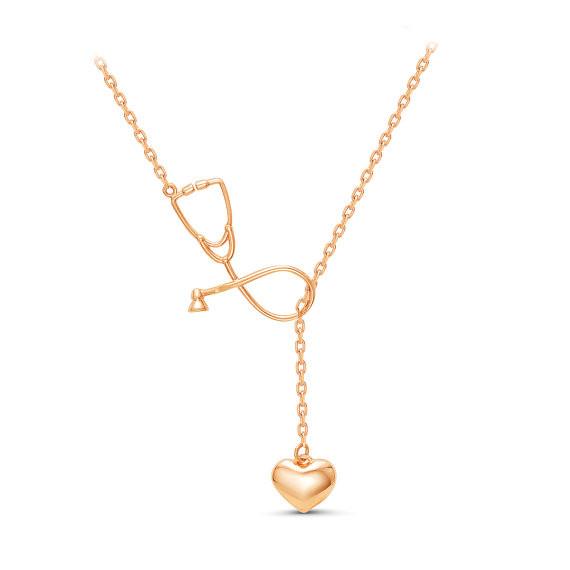 Stethoscope Lariat Necklace