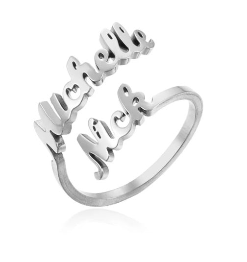 Custom Name Ring - 2 Names